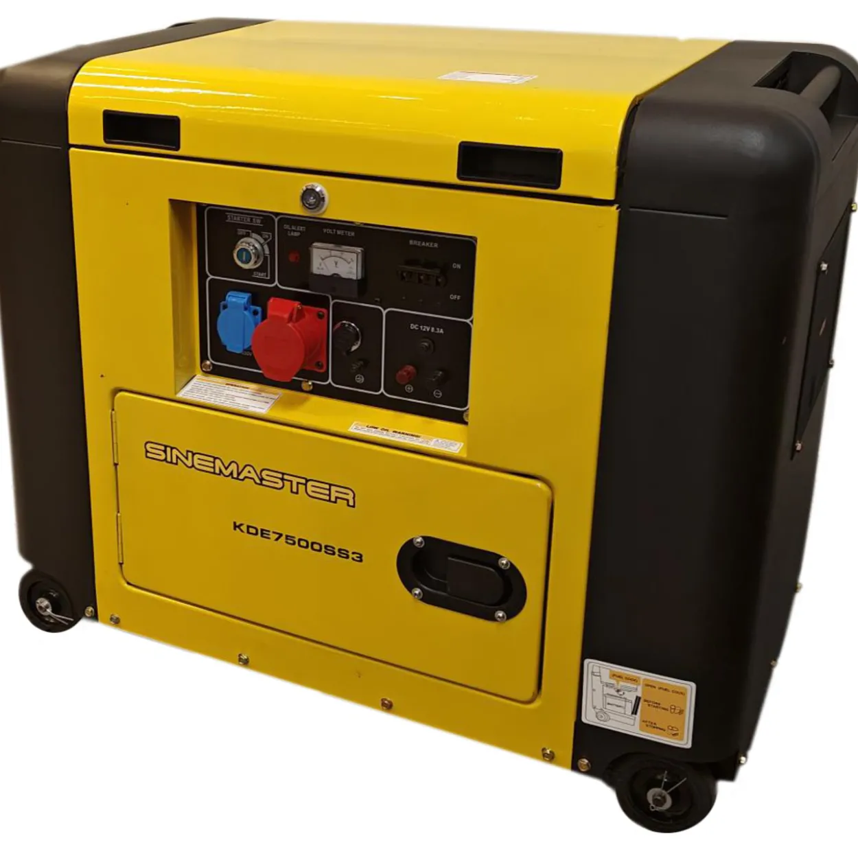 Aggregaatti Sinemaster 7500 W 400V diesel