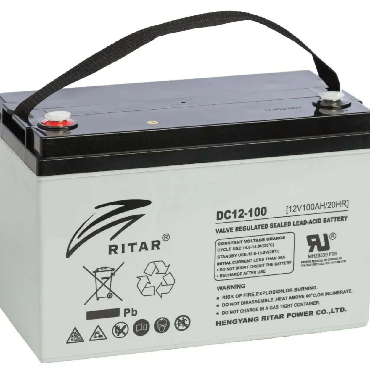 AGM-akku BrightSolar DC12-100Ah huoltovapaa