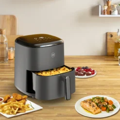 Air fryer OBH Nordica AG245BS0 Easy Fry Max, digitaalinen, 5 l, harmaa