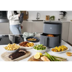 Air fryer OBH Nordica AG245BS0 Easy Fry Max, digitaalinen, 5 l, harmaa
