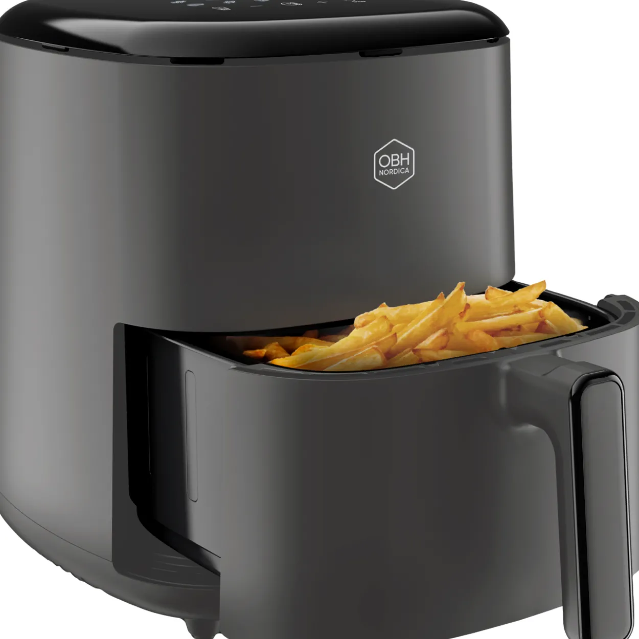 Air fryer OBH Nordica AG245BS0 Easy Fry Max, digitaalinen, 5 l, harmaa
