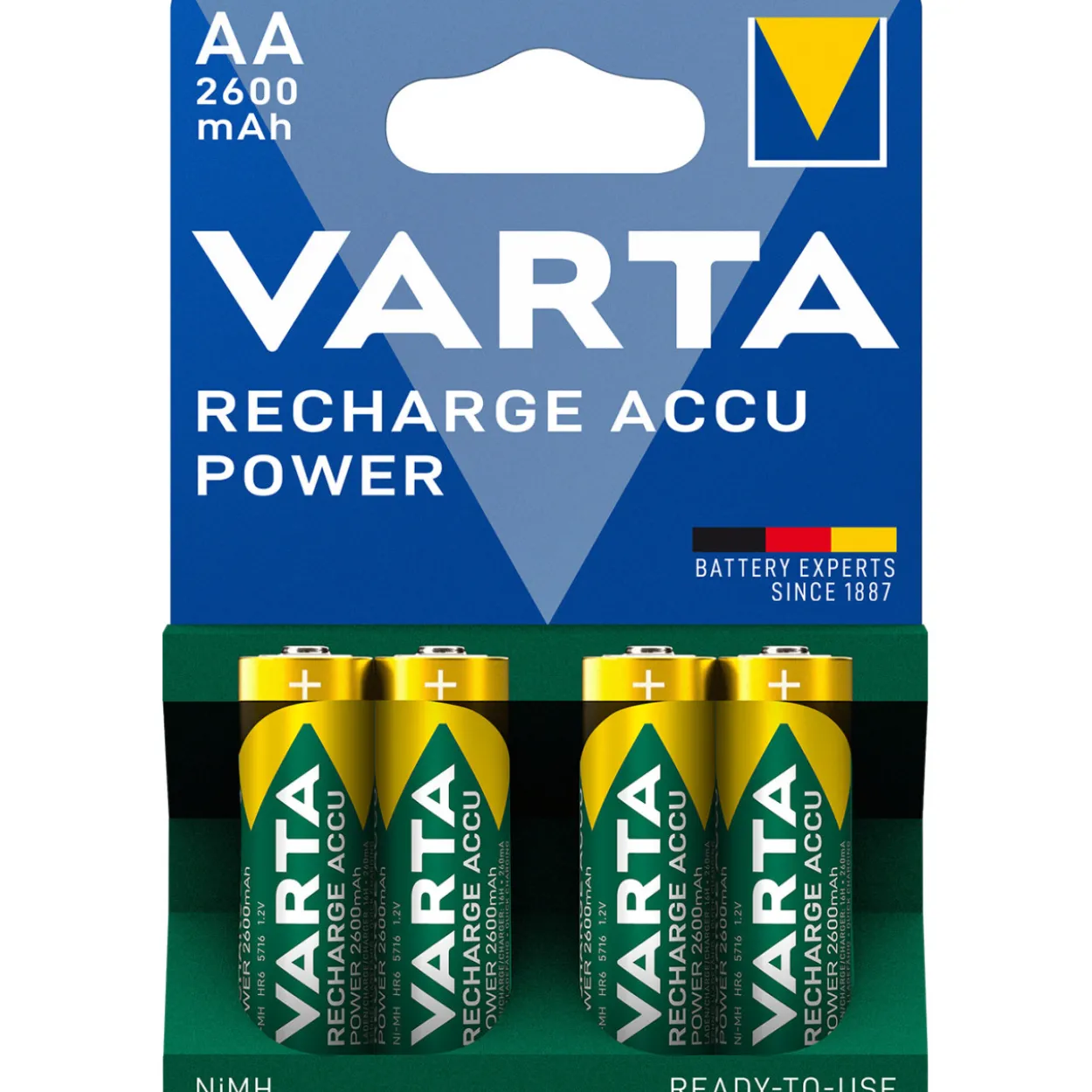 Akkuparisto AA Recharge Accu Power 2600 mAh, 4 kpl