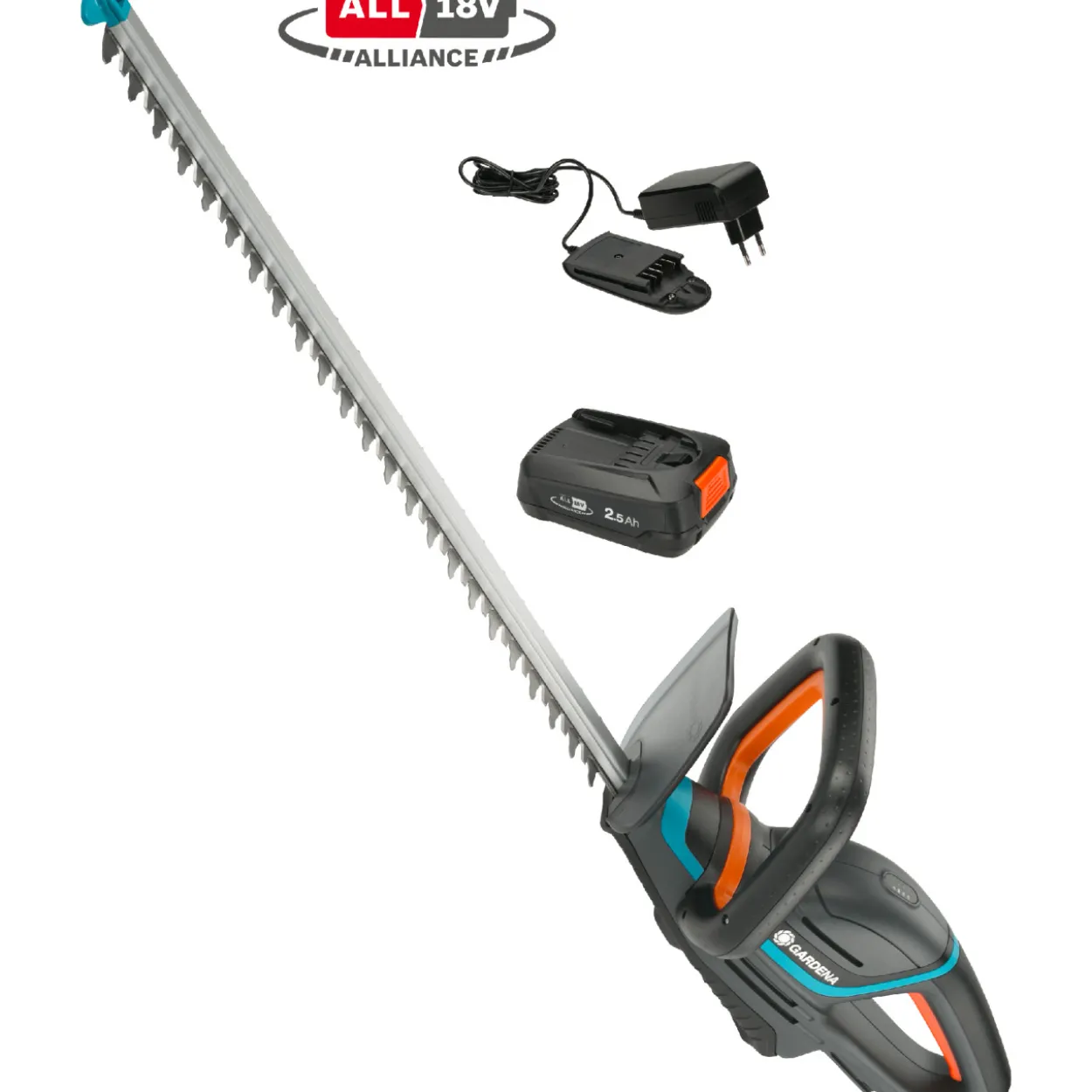 Akkupensasleikkuri Gardena ComfortCut 60/18V P4A set