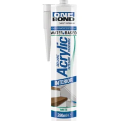 Akryylitiivistemassa Onebond 280 ml, valkoinen