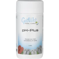 Allasveden pH-arvoa nostava jauhe GetWet pH-Plus, 1 kg