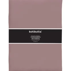 Aluslakana Kotikulta 240 x 260 cm puuvillasatiini roosa