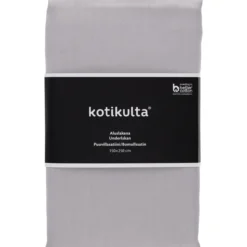 Aluslakana Kotikulta 150 x 250 cm puuvillasatiini harmaa
