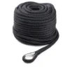 Ankkuriköysi Qvarken Dockline 12 mm / 35 m, koussi, musta