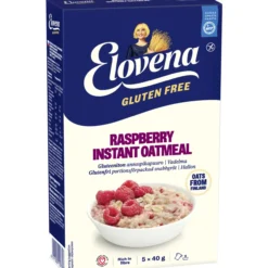 Annospikapuuro Elovena 200 g Vadelma Gluteeniton