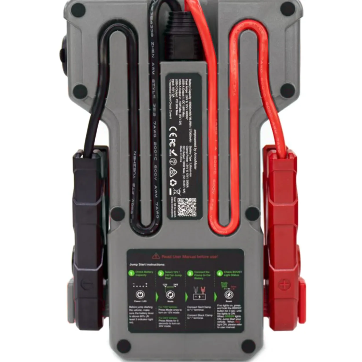 Apukäynnistin Motorwerk 12/24V 27000mAh raskaalle kalustolle