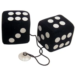 Arpakuutiot 7x7 cm musta