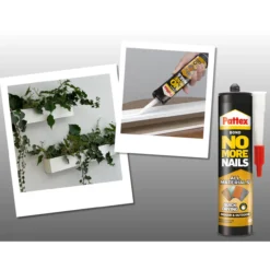 Asennusliima Pattex Indoor & Outdoor Quick Drying 390 g