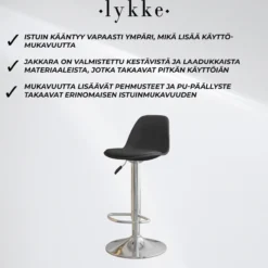 Baarijakkara Lykke Comfort musta