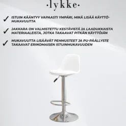 Baarijakkara Lykke Comfort valkoinen