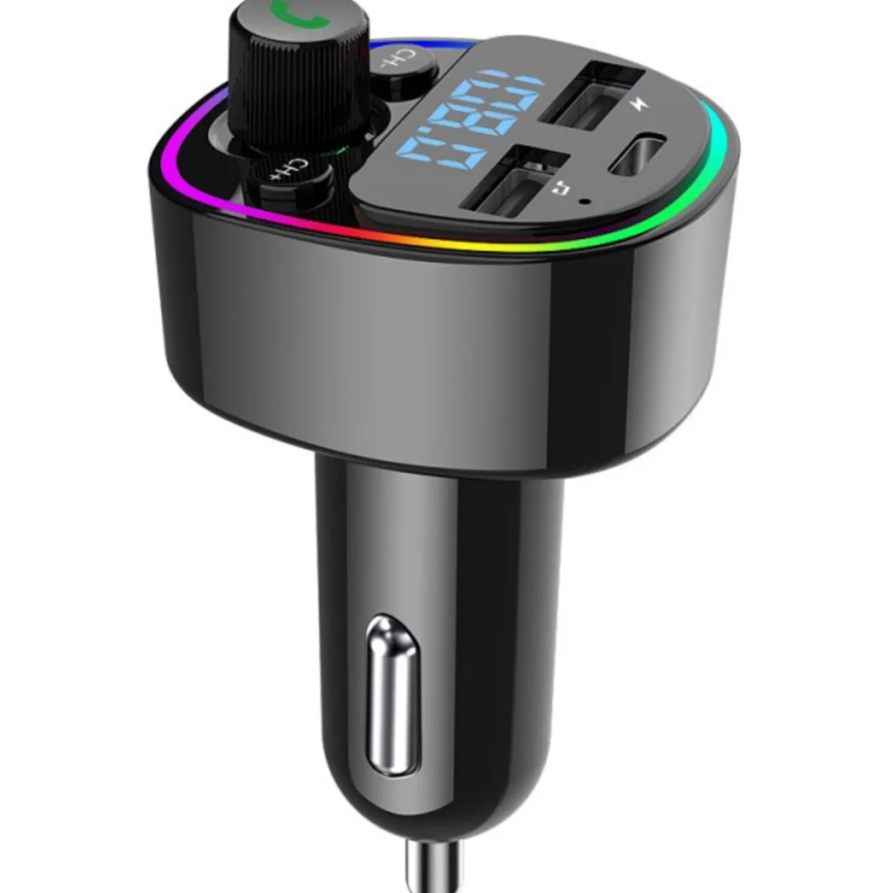 Bluetooth FM-lähetin Mobia USB + USB Type-C 3.1 A