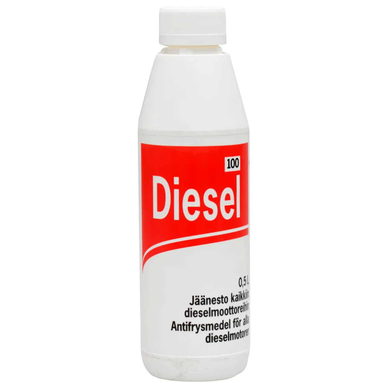 Diesel 100 -jäänestoaine dieselmoottoreille, 0,5 l