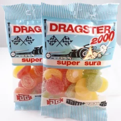 Dragster 50 g kirpeä hedelmäkarkki