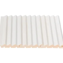 Dyyni-paneeli Cent 15x90x3300, Mänty, Valkolakattu, 5 kpl