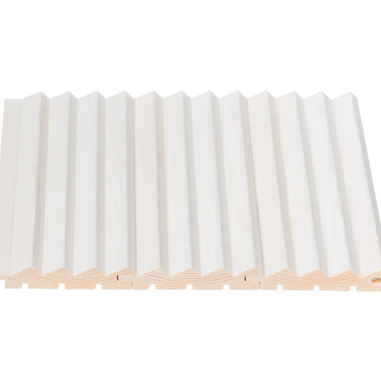 Dyyni-paneeli Cent 15x90x3300, Mänty, Valkolakattu, 5 kpl