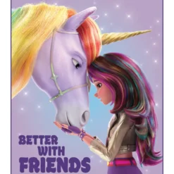 Fleecepeitto 110 x 140 cm Unicorn Academy
