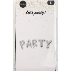 Foliopallobanneri Let's Party PARTY hopea