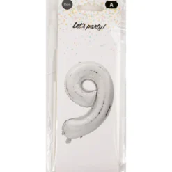 Foliopallo Let’s Party 85 cm numero hopea