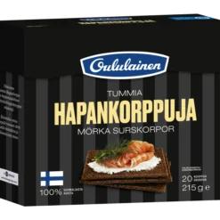 Hapankorppu Oululainen 215 g tumma