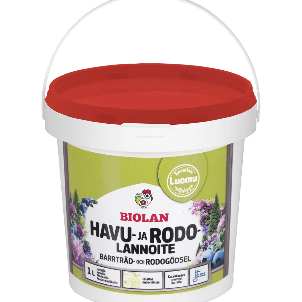 Havu- ja rodolannoite Biolan 1 l
