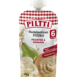 Hedelmäinen puuro Piltti 110 g Päärynä-banaani 6 kk