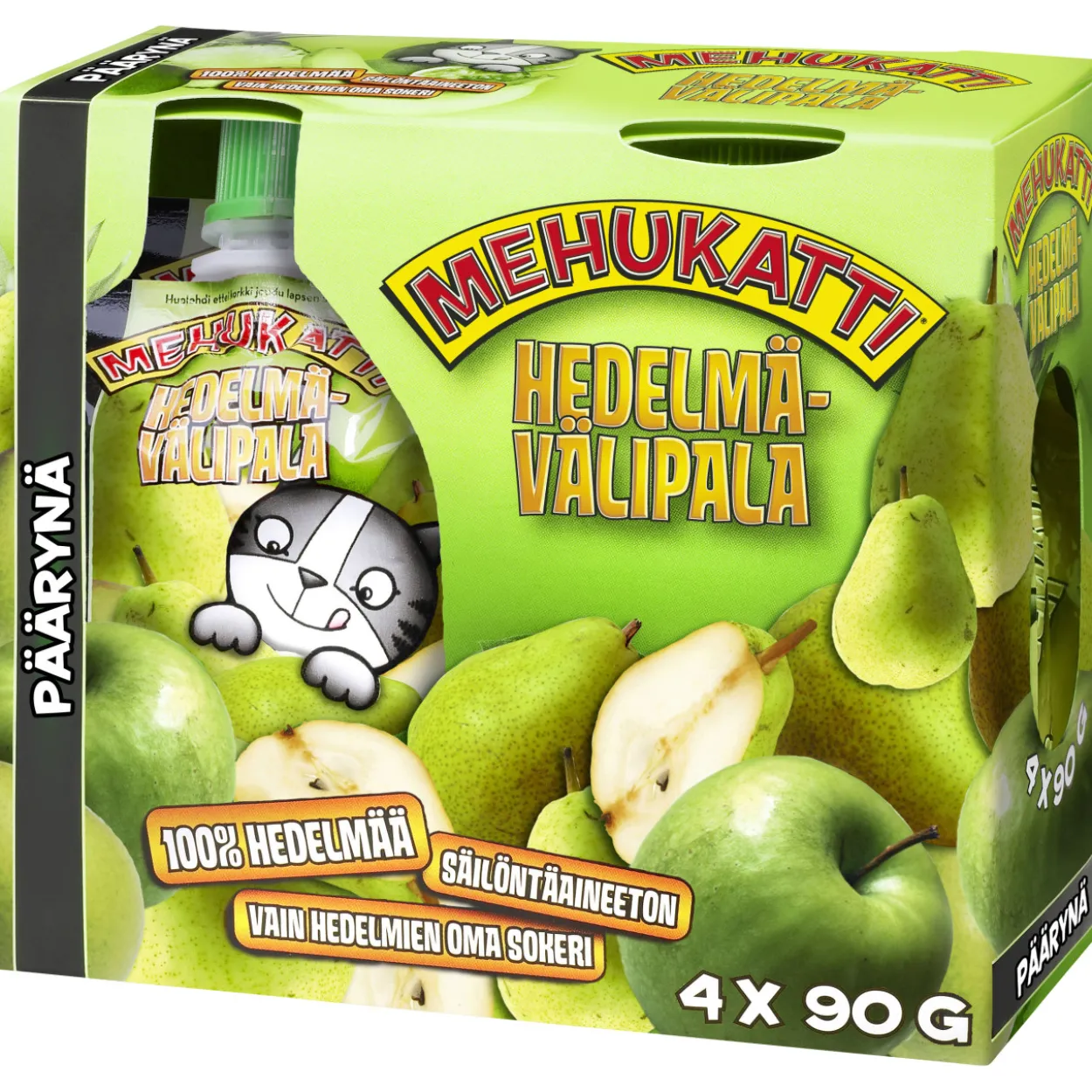 Hedelmävälipala 4 x 90 g päärynä