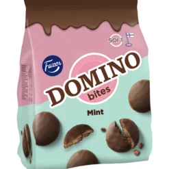 Herkuttelukeksi Fazer 174 g Domino Bites Mint