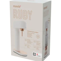 Hiilihapotuslaite Mysoda Ruby 2, valkoinen/kupari