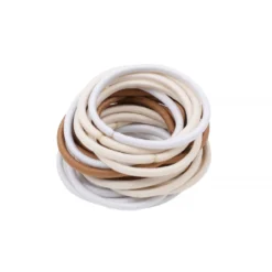 Hiuslenkki Miny 24 kpl valkoinen, beige, ruskea
