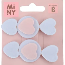 Hiuspinnit Miny 2 kpl sydän