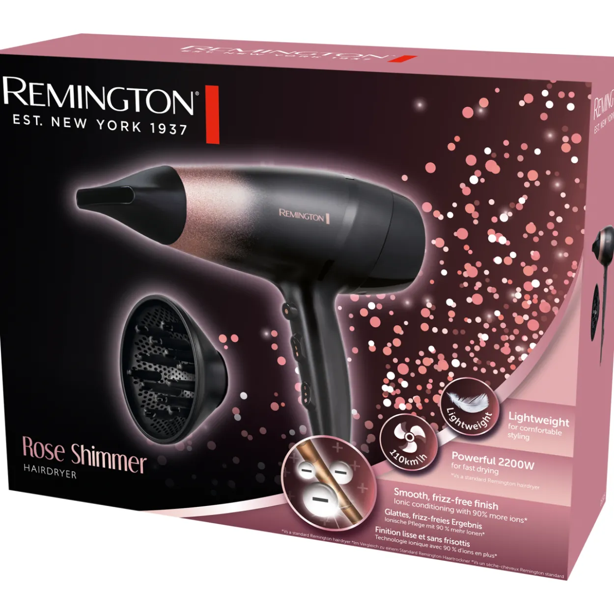 Hiustenkuivain Remington D5305 Rose Shimmer
