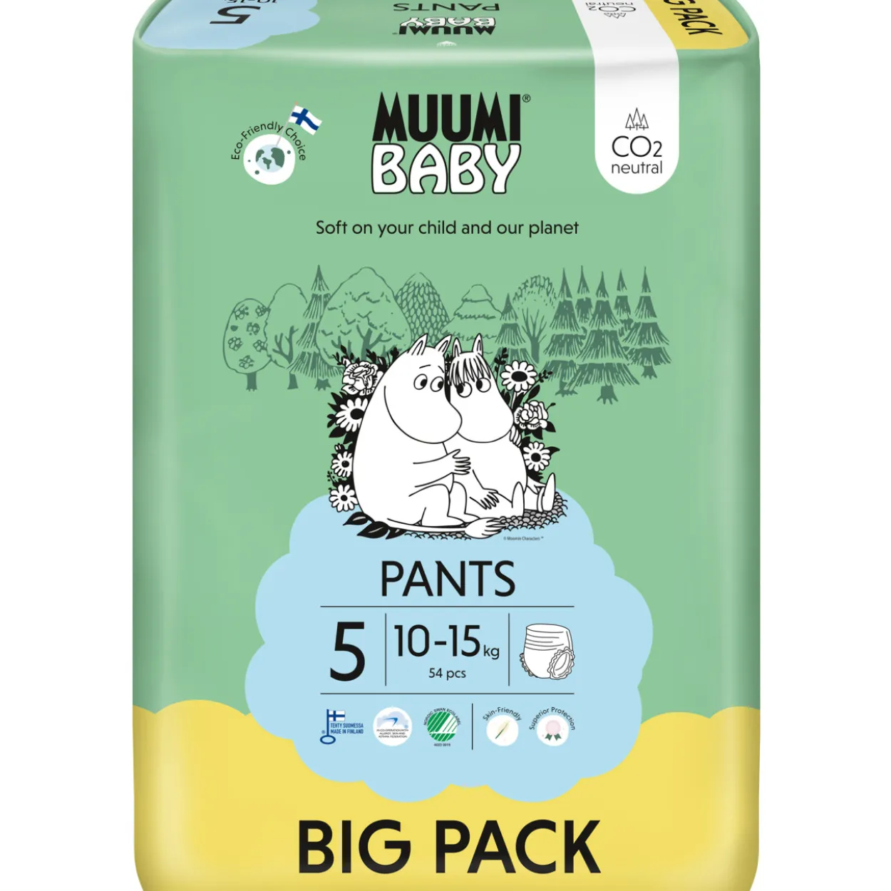 Housuvaippa 54 kpl Muumi Baby 5, 10-15 kg