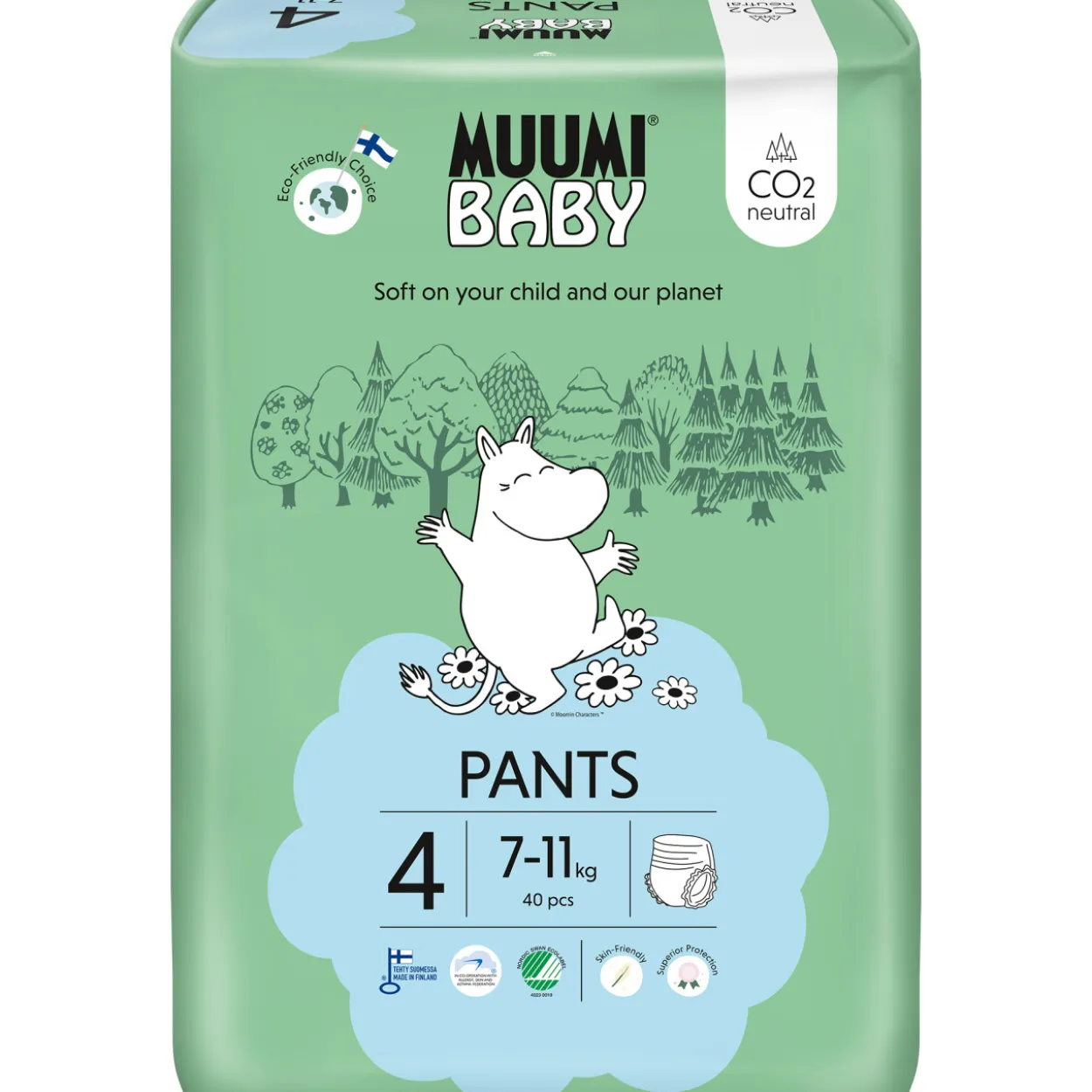 Housuvaippa 40 kpl Muumi Baby Walkers 4, 7-11 kg