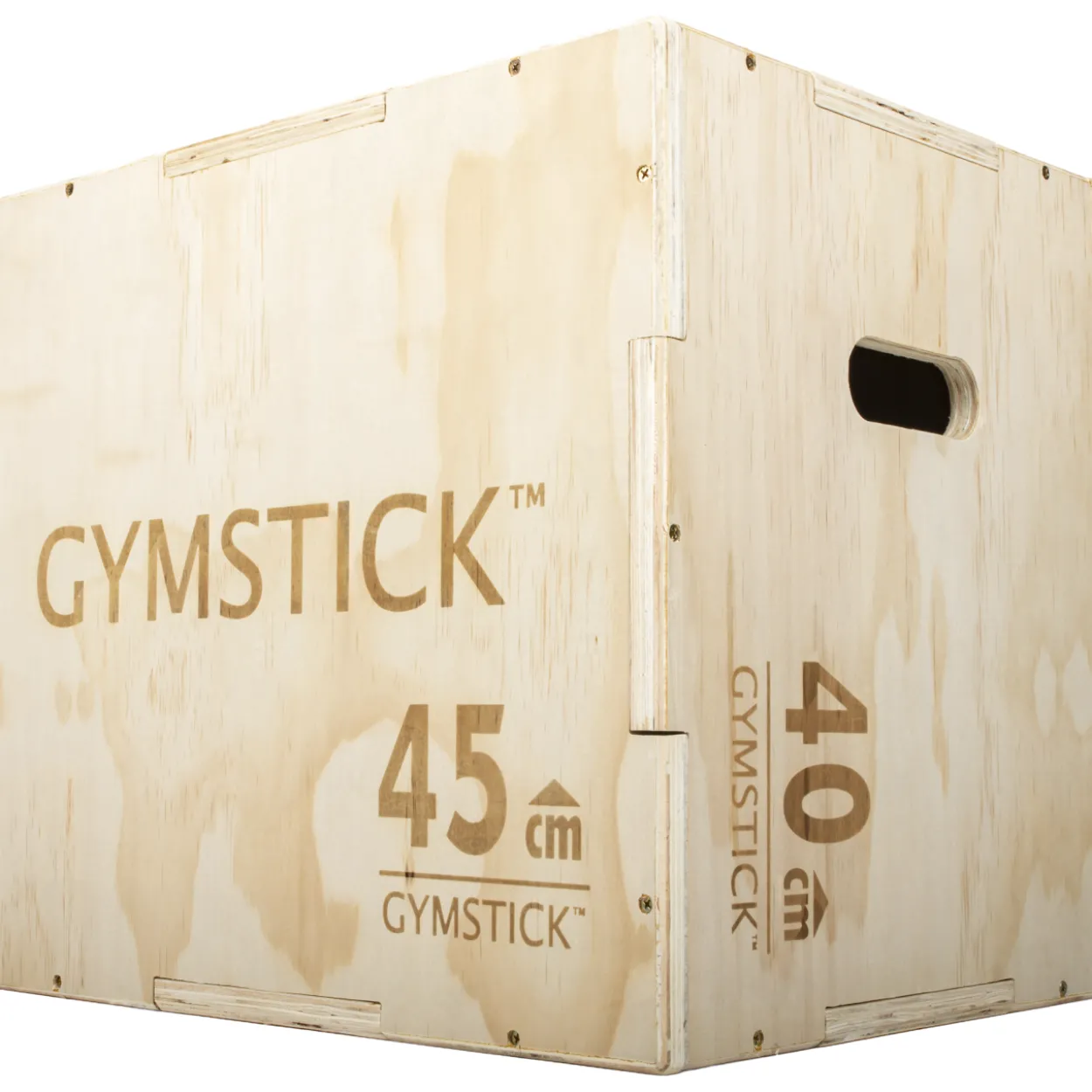 Hyppylaatikko Gymstick Wooden Plyobox 50 x 45 x 40 cm