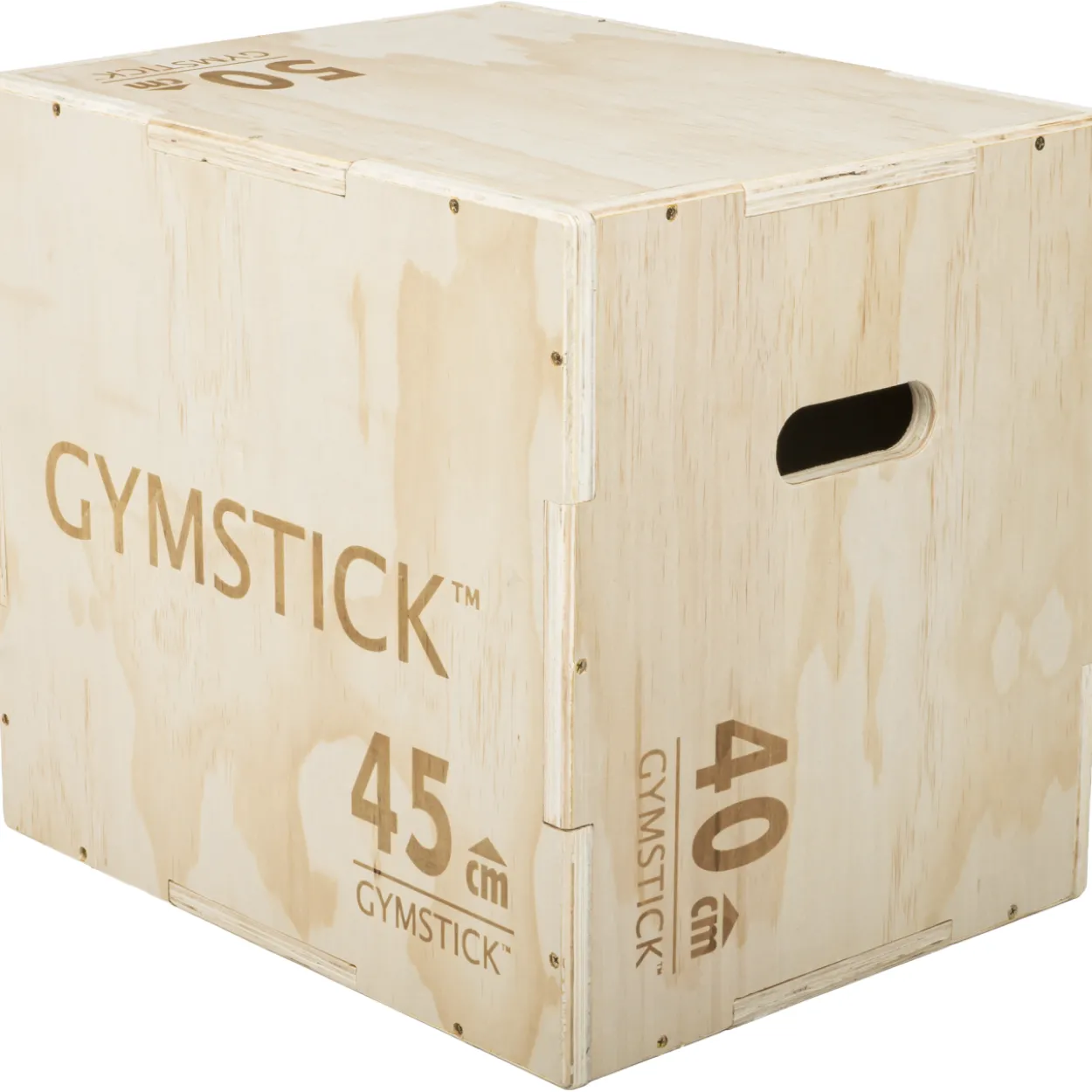 Hyppylaatikko Gymstick Wooden Plyobox 50 x 45 x 40 cm