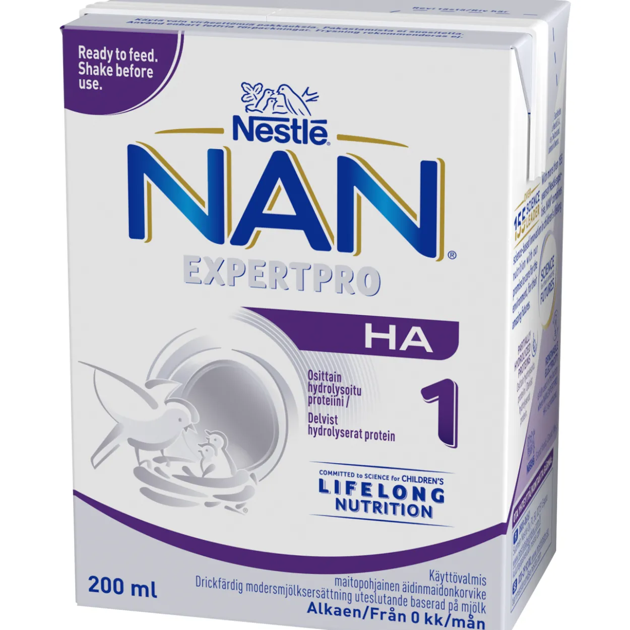 Äidinmaidonkorvike Nestle Nan 200 ml HA 1
