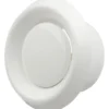 Ilmanvaihtoventtiili Europlast VD 100 mm muovi valkoinen