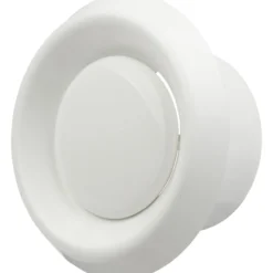 Ilmanvaihtoventtiili Europlast VD 100 mm muovi valkoinen
