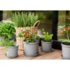 Istutusruukku Orthex 18 cm Recycled Cultivate harmaa