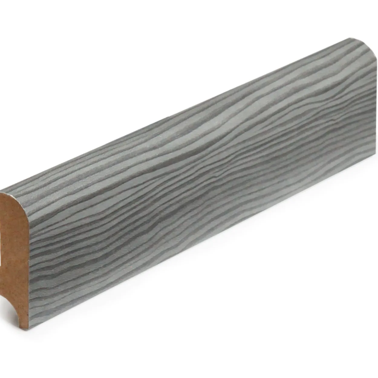 Jalkalista Cent 12 x 42 x 3050 mm 10 kpl MDF harmaa tammi