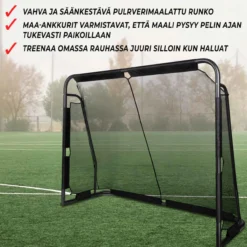 Jalkapallomaali ProSport Premium 300 x 200 cm, musta