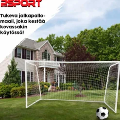 Jalkapallomaali Prosport tukeva 210 x 150 x 50 cm