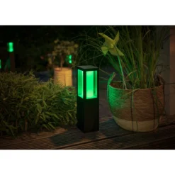 Jalustavalaisin Philips Hue Impress White and Color Ambiance 2x8W, musta