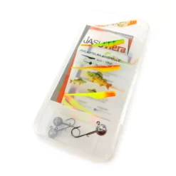 Jigilajitelma Jasu Tiera 4 cm, 16 kpl + jigipäät 3 kpl