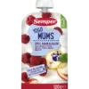 Jogurtti-hedelmäsose Semper 120 g Yogomums omena-banaani-vadelma 12 kk