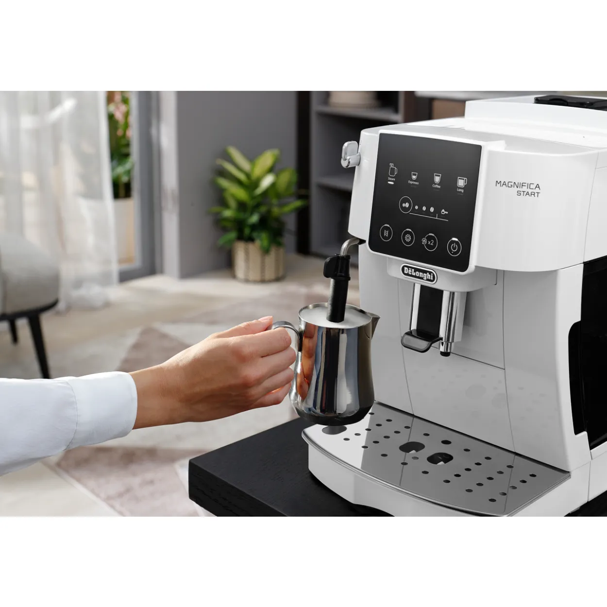 Kahviautomaatti De’Longhi Magnifica Start, valkoinen